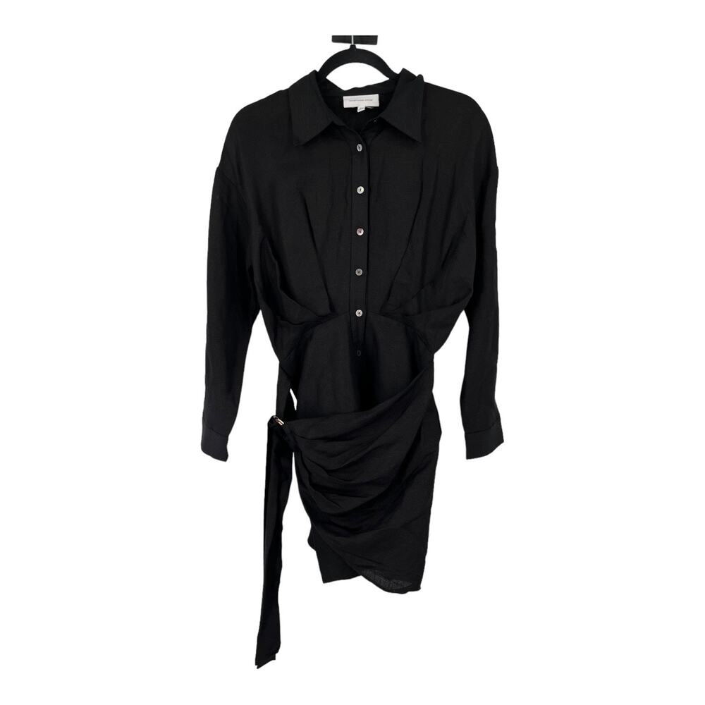 Significant Other dress Marloe draped shirtdress size 4